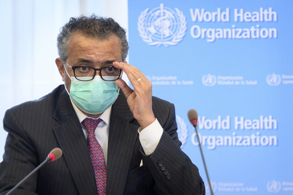El director general de la Organización Mundial de la Salud, Tedros Adhanom Ghebreyesus. Foto: Laurent Gillieron / EFE / Archivo.