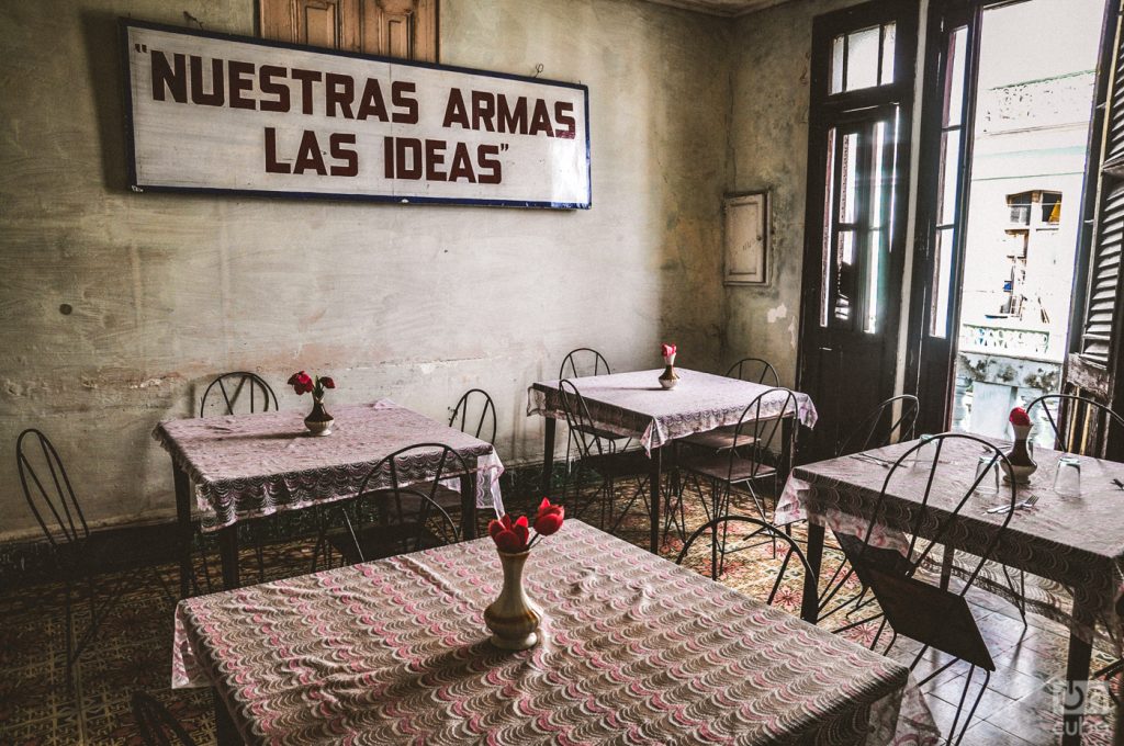 A workers’ dining room in Cienfuegos. Photo: Kaloian Santos