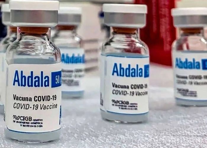 La vacuna cubana Abdala contra la COVID-19. Foto: Tele Cristal / Archivo.
