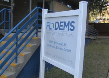 Sede del Partido Demócrata en Florida. Foto: WCTV.