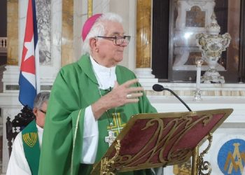 Monseñor Dionisio García, arzobispo de Santiago de Cuba. Foto: https://www.arzobispadosantiagodecuba.org/