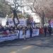 Protestas frente a la Embajada cubana en Chile. Foto: Diego Ortolani