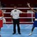 El welter Roniel Iglesias hoy le dio a Cuba la primera medalla de oro en boxeo. Foto: TRT.