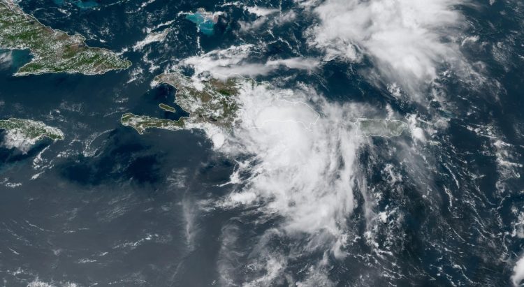 Imagen de satélite de la tormenta tropical Fred. Foto: NOAA NWS national Hurricane Center/Facebook.