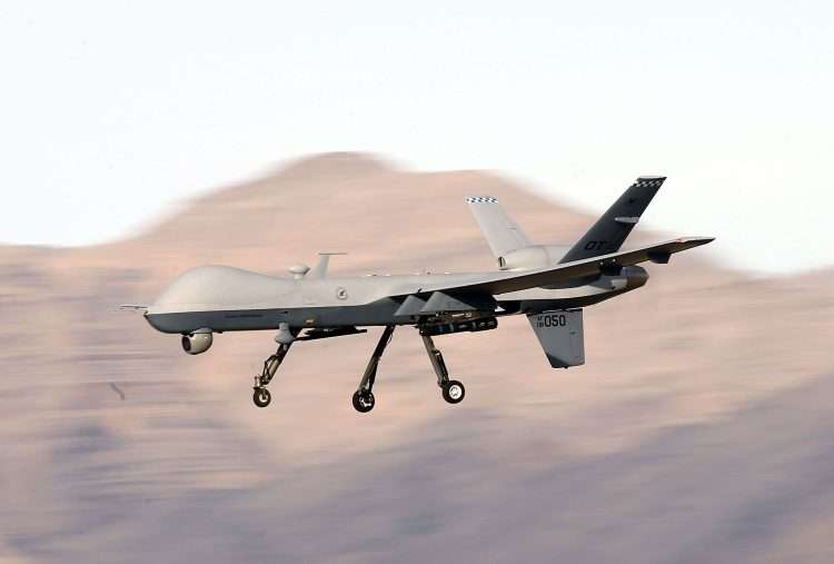 El MQ-9 (dron). Foto: Popular Mechanics.