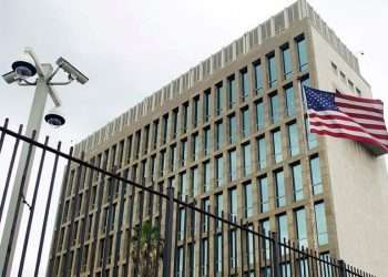 Embajada de Estados Unidos en La Habana. Foto: BBC.