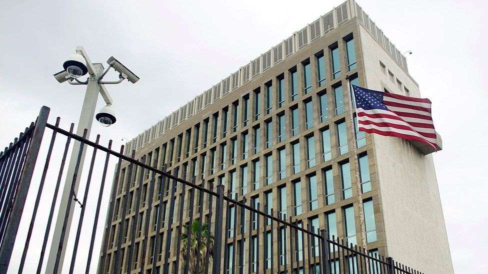 Embajada de Estados Unidos en La Habana. Foto: BBC / Archivo.