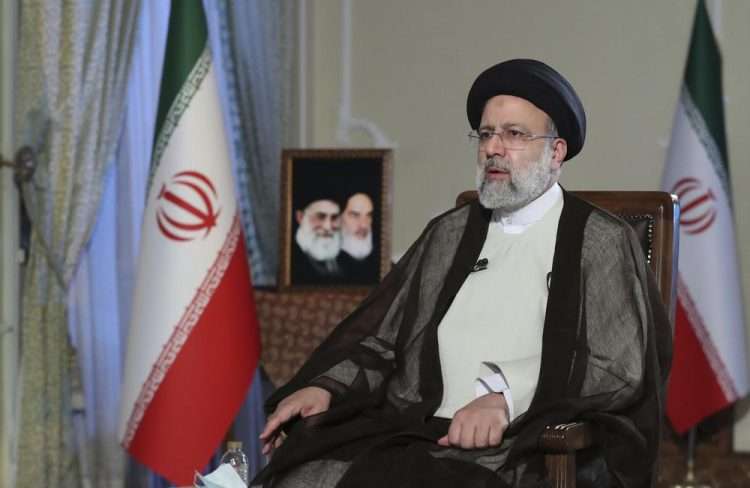 El presidente de Irán, Ebrahim Raisi. Foto: AP.
