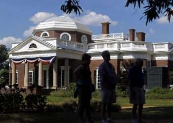 Monticello, la residencia de Thomas Jefferson en Virginia. Foto: Ranoke Times.