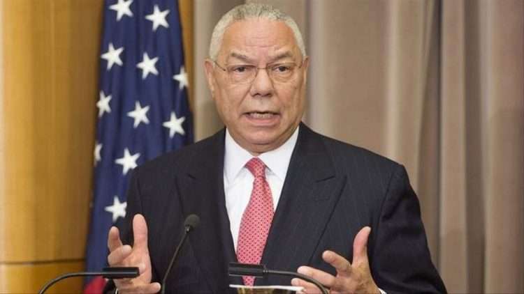 El exsecretario de Estado estadounidense Colin Powell. Foto: Efe.