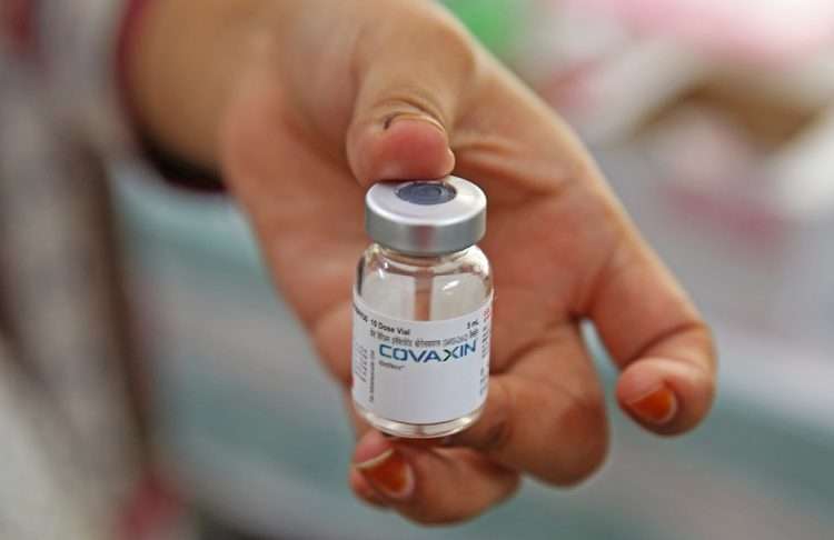 La vacuna anticovid Covaxin, de la India. Foto: Jagadeesh NV / EFE / Archivo.