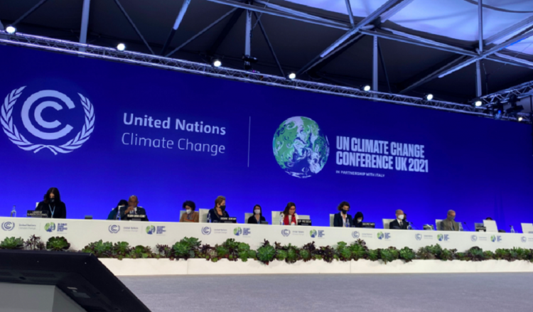 Sesiones de la cumbre del clima COP26. Foto: facebook.com/UNclimatechange