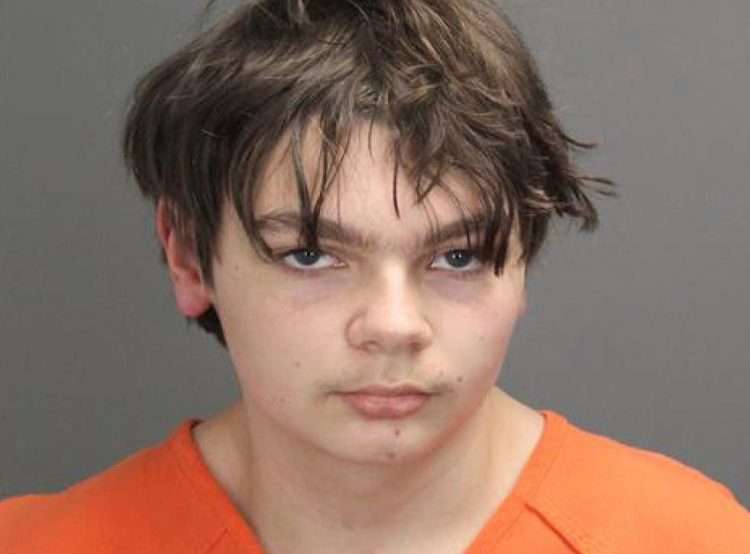 Ethan Crumbley, 15, asesinó a cuatro estudiantes de Oxford High School, Michigan, e hirió a otros seis y a un maestro. Foto: The Independent.
