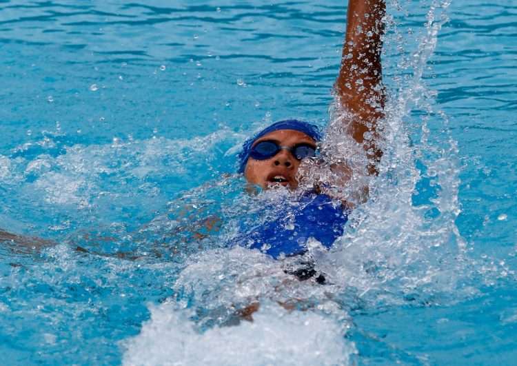 Andrea Becali impuso dos récords nacionales en el Mundial de piscinas de curso corto. Foto: Calixto Llanes.