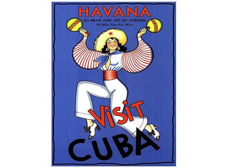 Poster Havana, So Near, Yet So Foreign. Walter Massaguer.