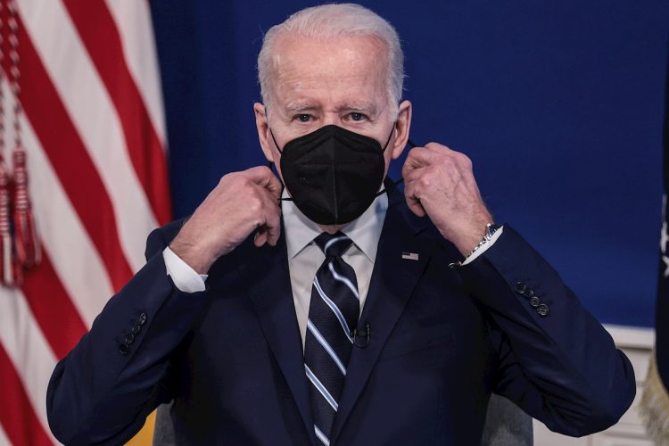 El presidente de Estados Unidos, Joe Biden, en la Casa Blanca, Washington. Foto: Oliver Contreras/Efe.