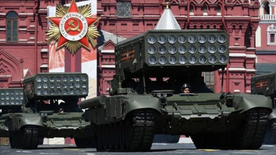 Desfile del ejército de Rusia en la Plaza Roja de Moscú. Foto: RHC / Archivo.