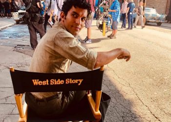 Carlos E. González como Chucho en el set de rodaje del remake cinematográfico de “West Side Story”. Foto: cortesía del entrevistado.