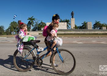 Plaza de la Revolución Ernesto Che Guevara, en la ciuda de Santa Clara, en el centro de Cuba. Foto: Otmaro Rodríguez.