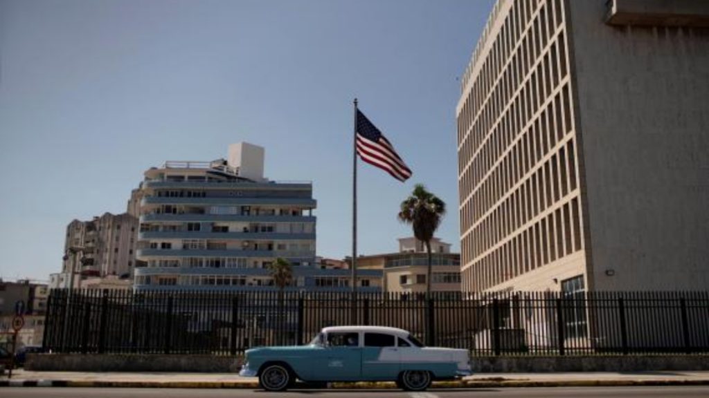 Embajada de Estados Unidos en La Habana. Foto: AP / Archivo.