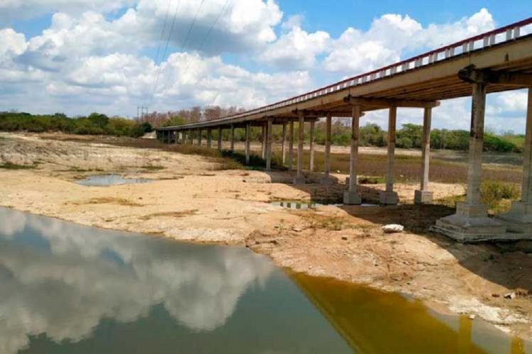 Efectos de la sequía en Sancti Spíritus. Foto: Prensa Latina.