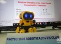 Proyecto de robótica educativa exhibido en el Stand Cuba de la XVIII Convención y Feria Internacional Informática 2022, en el Palacio de las Convenciones de La Habana. Foto: Otmaro Rodríguez.