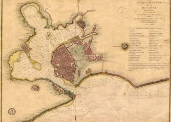 Plan du port et de la Ville de la Havannne, 1798, José del Río.