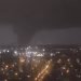 El tornado azota a Nueva Orleans. Foto: Canal 6 WDSU.