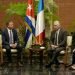 Encuentro entre el presidente de Cuba, Miguel Díaz-Canel, y diputados de Francia, en La Habana. Foto: Agencia Cubana de Noticias (ACN).