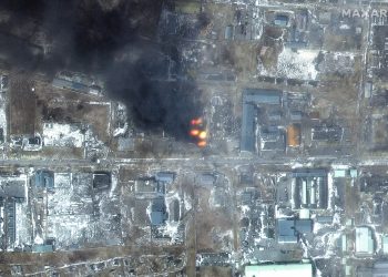 Imagen aérea de Mariupol tomada el fin de semana. | Foto: CNN