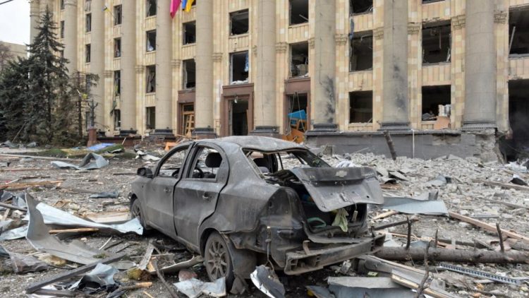 Járkov bombardeada. Foto: TRT.