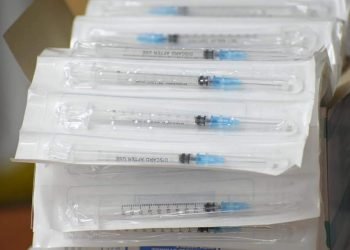 Jeringuillas para la vacunación anticovid. Foto: Prensa Latina (PL).