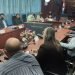Encuentro de Víctor Montagliani este lunes con el titular del Inder y el presidente del Comité Olímpico Cubano. Foto: cuenta en Twitter de Jit.