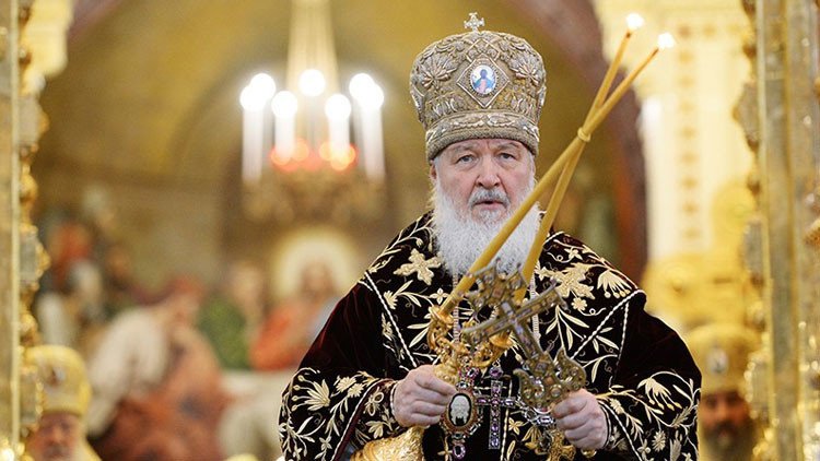 El patriarca Kirill. Foto: Actualidad RT.