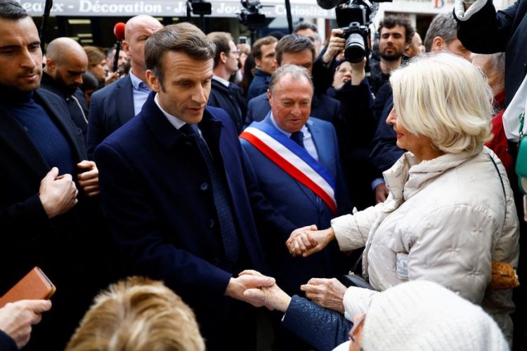El presidente Emmanuel Macron. Foto: WSJ.