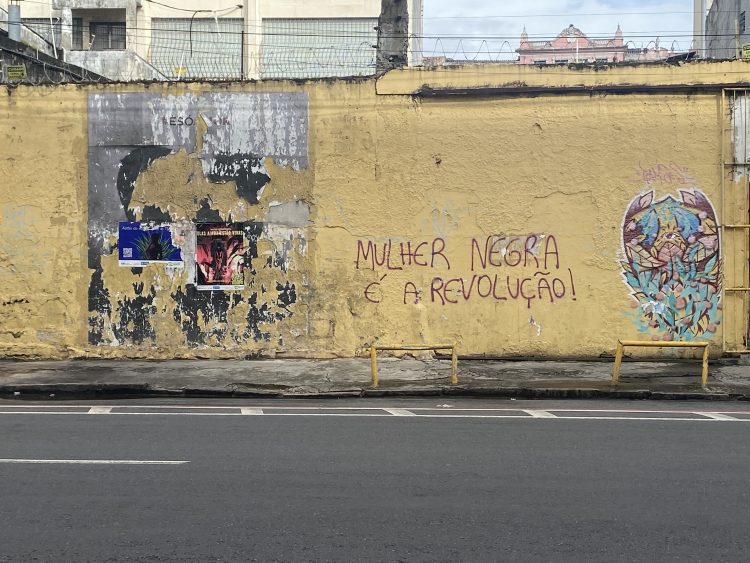 Graffitti en Salvador, Bahia.
