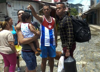 Migrantes cubanos en Guatemala. Foto: AFP / Archivo.