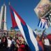 Imágenes como esta, del desfile del 1ro de mayo de 2022 en la Plaza de la Revolución de La Habana, no se repetirán este 2024. Foto: Otmaro Rodríguez / Archivo.