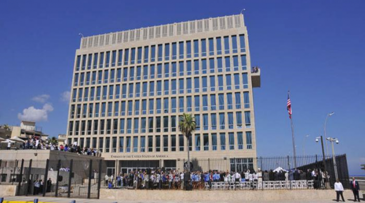 Embajada de Estados Unidos en La Habana. | Foto: Archivo