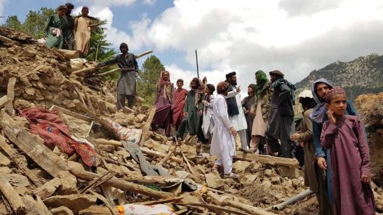 El terremoto de Afganistán del pasado 21 de junio. Foto :BBC.