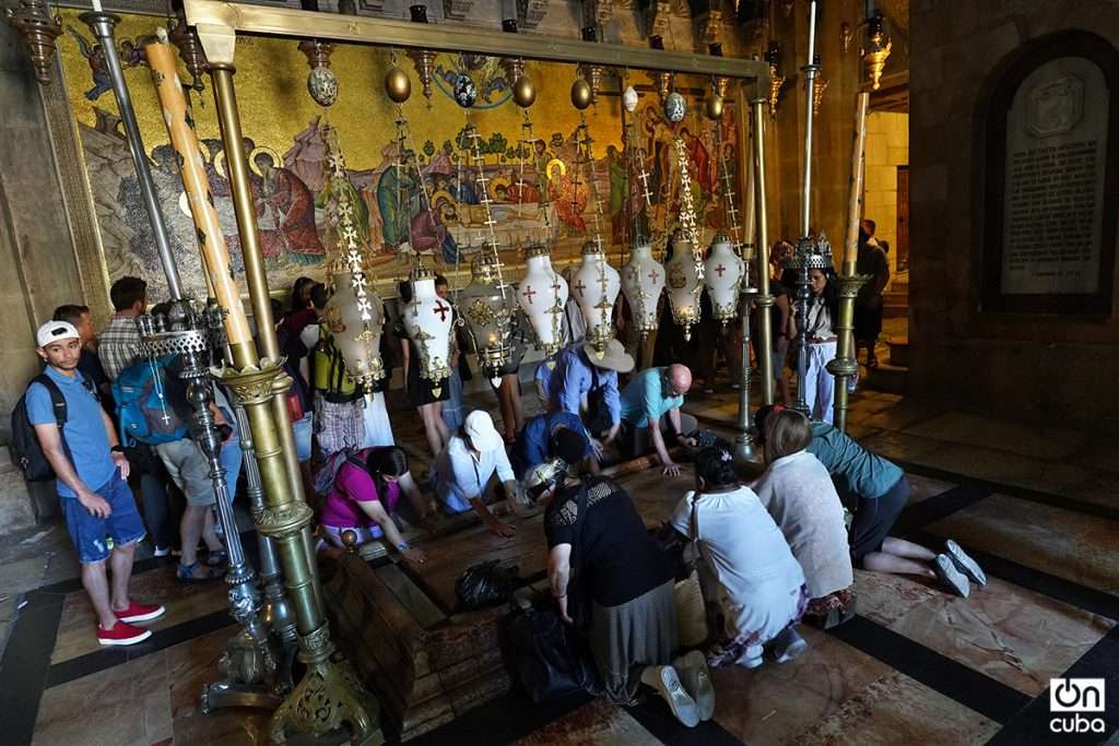 Holy Sepulchre, where everything happened, or where it didn't...