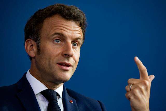 El presidente de Francia, Emmanuel Macron. Foto: Yahoo.