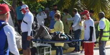 Rescate de migrantes haitianos en Cuba. Foto: Javier Sifonte Díaz / Facebook.