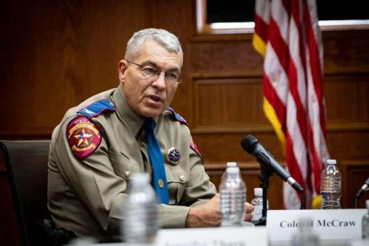 El coronel Steve McCraw, director del Departamento de Seguridad Pública de Texas. Foto: KUT.org.