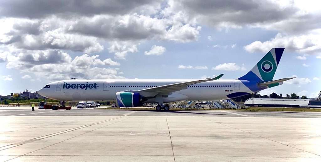 Aeronave de la compañía española Iberojet. Foto: aerolatinnews.com / Archivo.