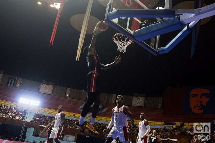 FIBA Basketball Worl Cup 2023 Americas Qualifiers Cuba vs USA, Ciudad Deportiva, La Habana, Cuba. Foto: Otmaro Rodríguez