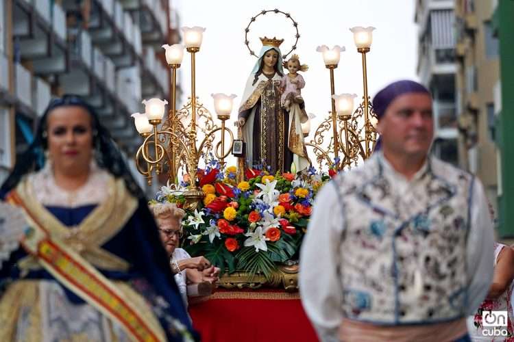 La Virgen del Carmen. Foto: Alejandro Ernesto.