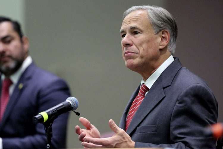 El gobernador de Texas, Greg Abbott.. Foto: The Monitor/AP.