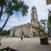 Basílica menor del Convento de san Francisco de Asís y la plaza de igual nombre, en La Habana Vieja, entorno del Jardín Madre Teresa de Calcuta. Foto: Otmaro Rodríguez.