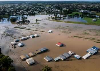Fuertes aguaceros e inundaciones en Australia. Foto: CNN.